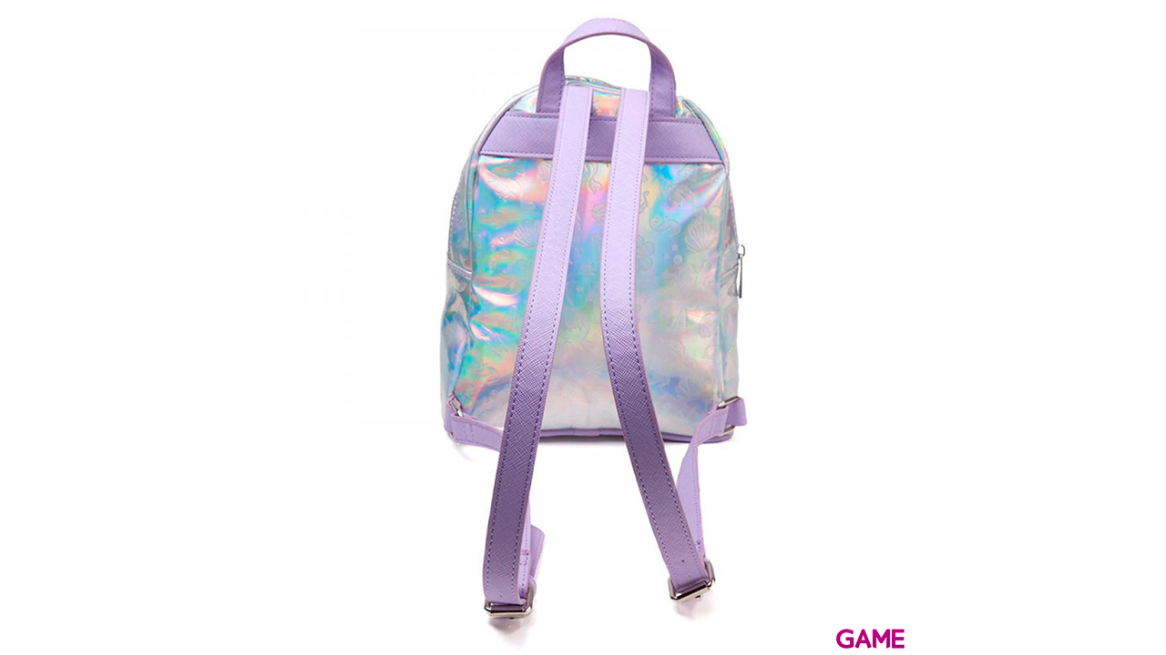 Disney Little Mermaid - AOP Debossed Pattern Ladies Backpack mochila Multicolor Algodón, Poliuretano-1