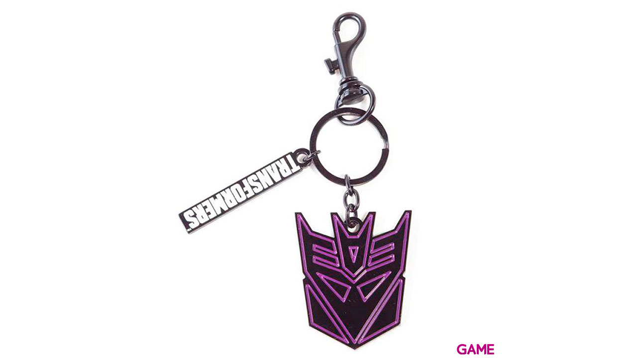 Hasbro Transformers - Decepticons Face Llavero Negro-0