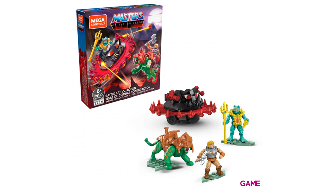 Construccion Mega Contrux Battle Cat vs Roton Masters of the Universe Origins-0