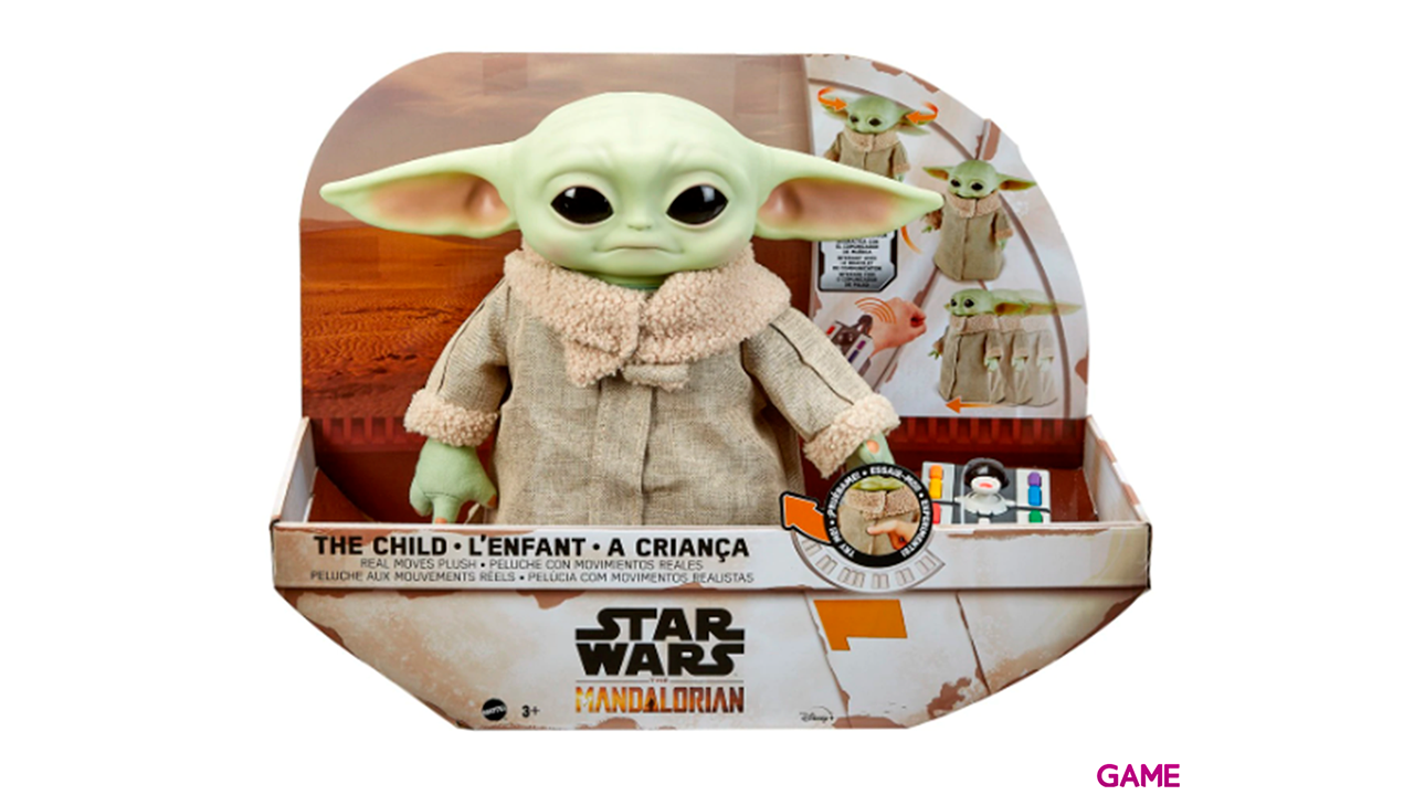 Peluche Baby Yoda control remoto The Mandalorian Star Wars 28cm-1