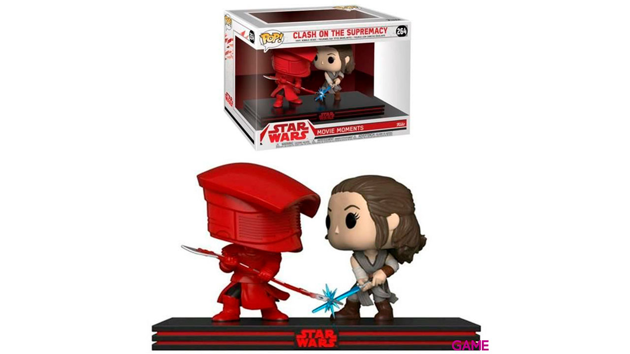 Set 2 figuras POP Star Wars Rey & Praetorian Guard-0