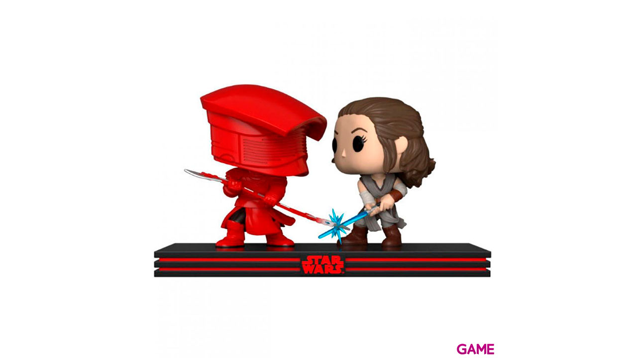 Set 2 figuras POP Star Wars Rey & Praetorian Guard-1