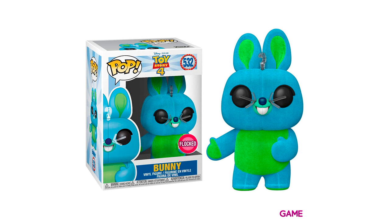 Figura POP Disney Toy Story 4 Bunny Flocked Exclusiva-0