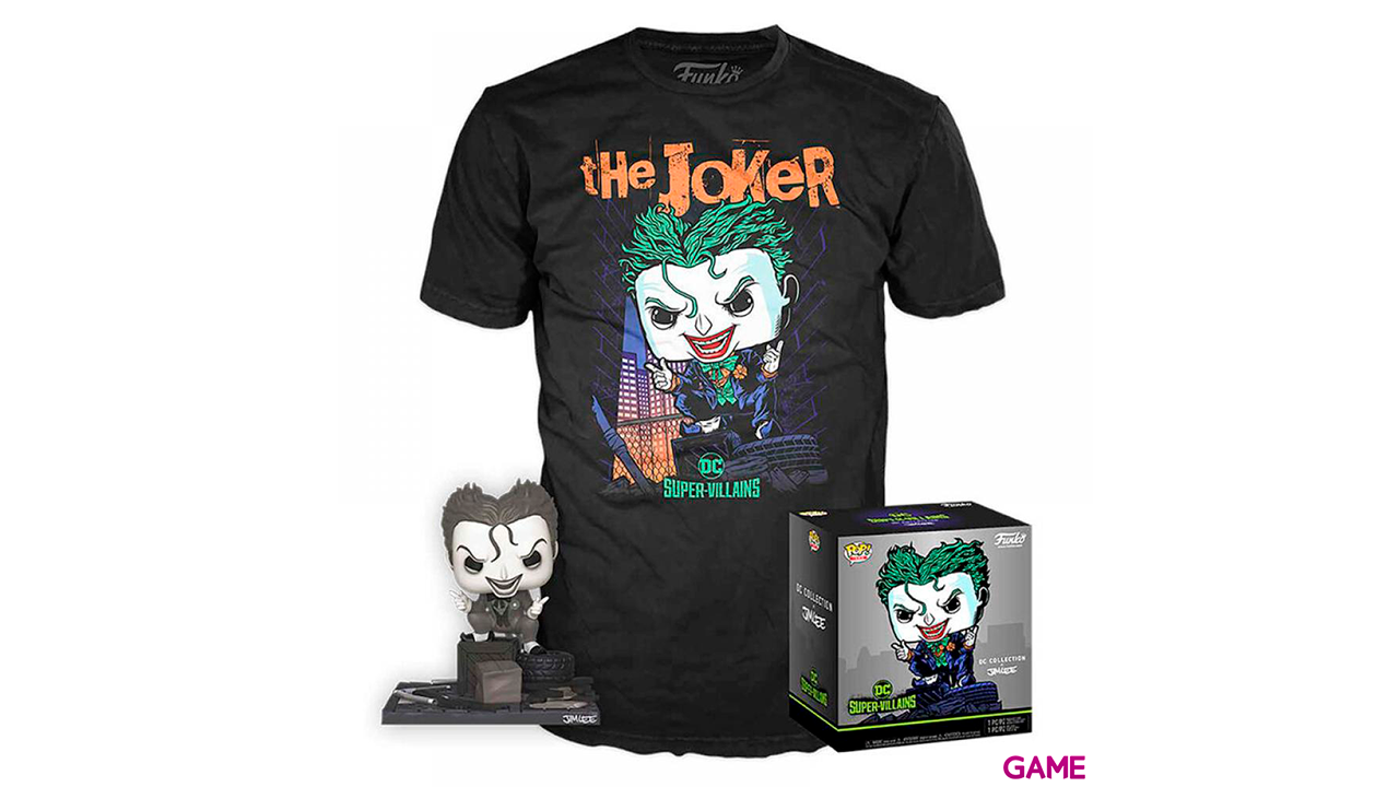 Set figura POP Tee DC Comics Jim Lee Joker Talla S-0