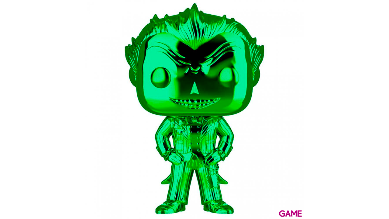 Figura POP DC Comics Batman The Joker Metallic Exclusiva-1