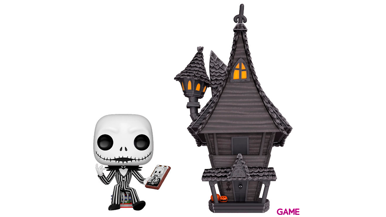 Figura POP Disney Pesadilla Antes de Navidad Jack with Jacks House-0