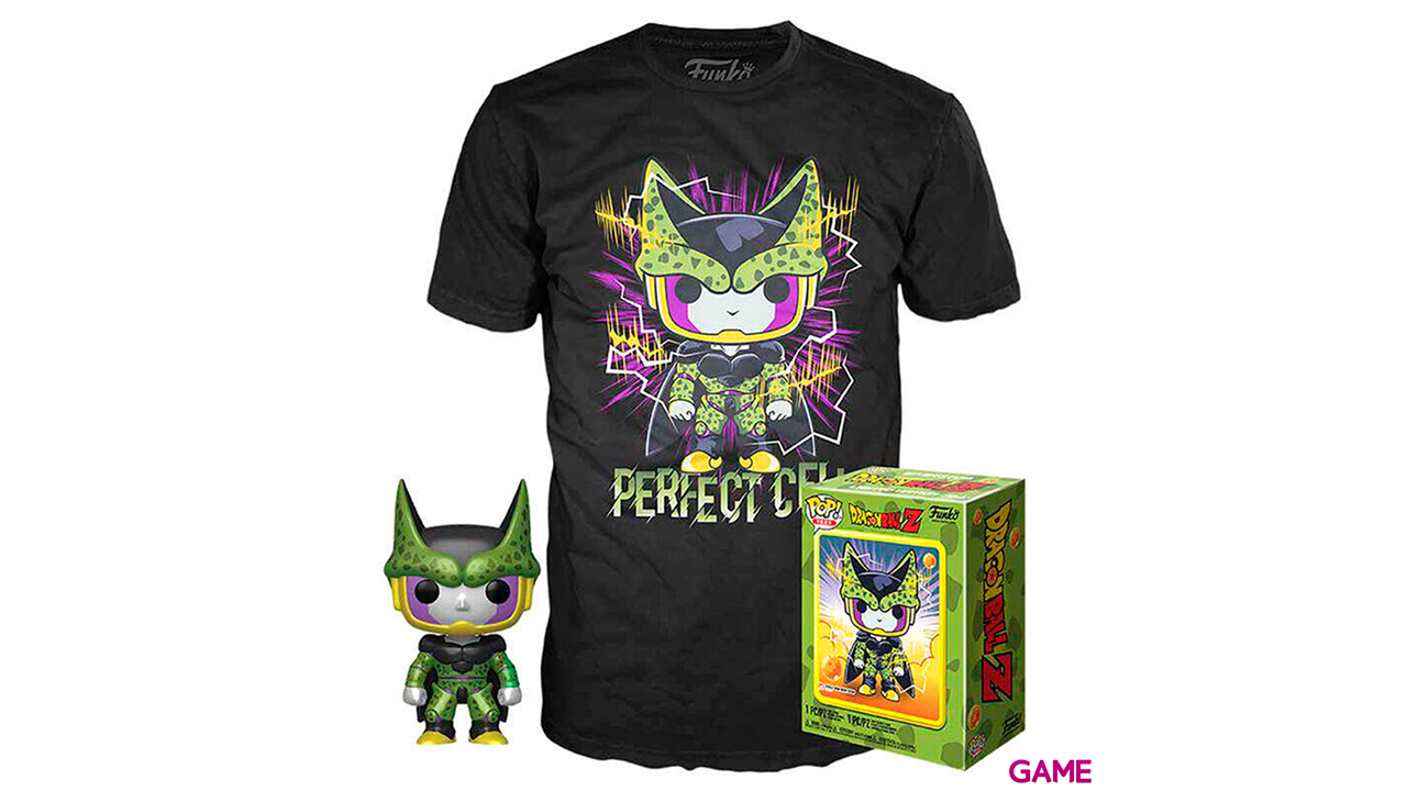 Set figura POP Tee Dragon Ball Z Perfect Cell Talla L-0