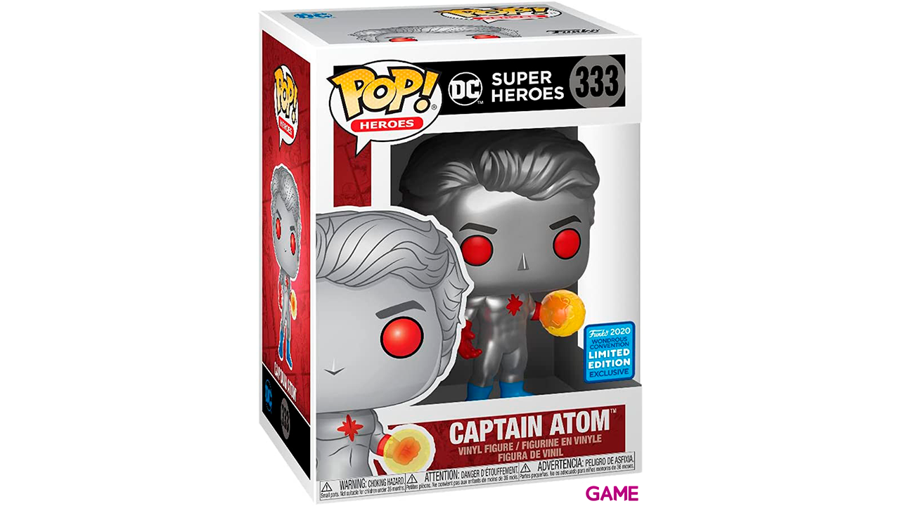 Figura POP DC Comics Captain Atom Exclusiva-1