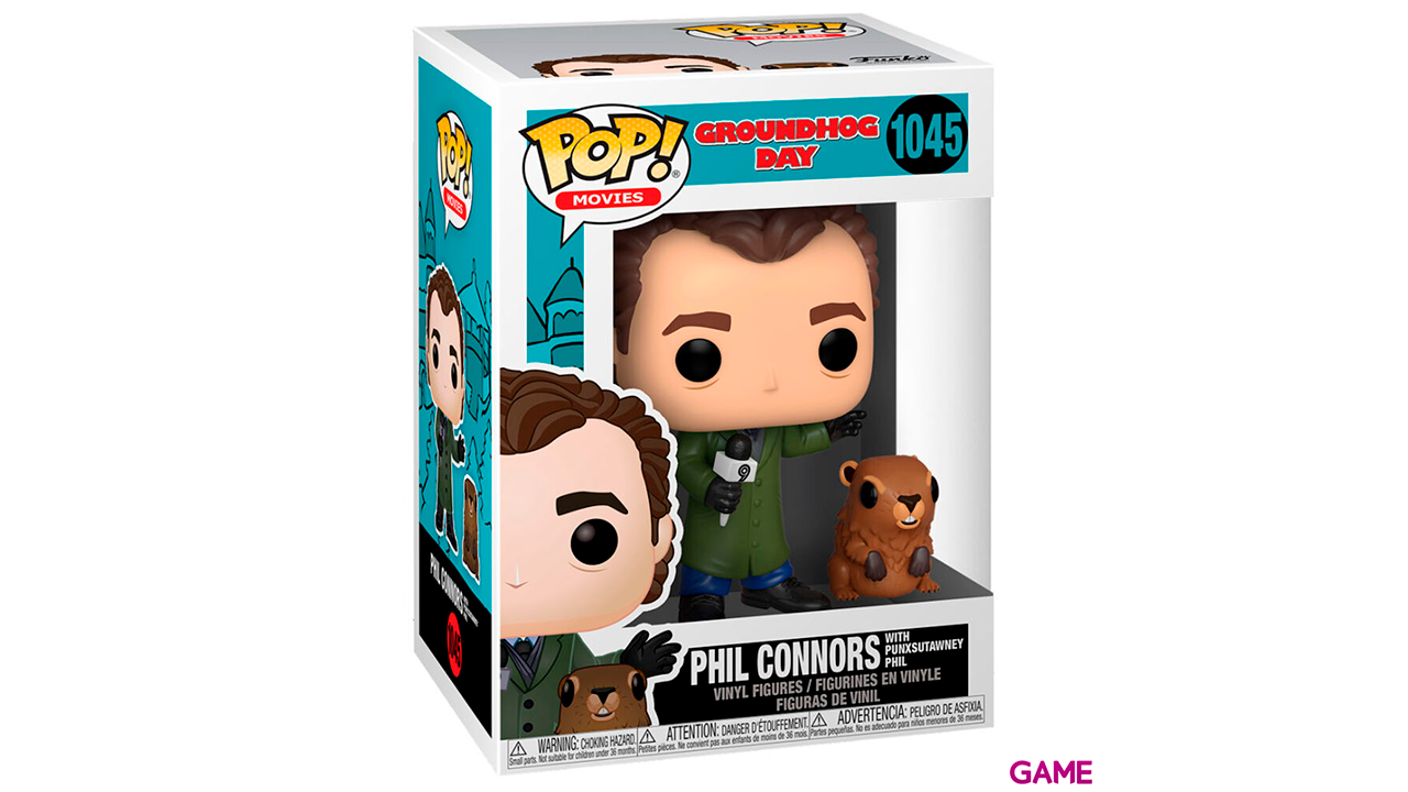 Figura POP Atrapado en el Tiempo Phil with Punxsutawney Phil-1