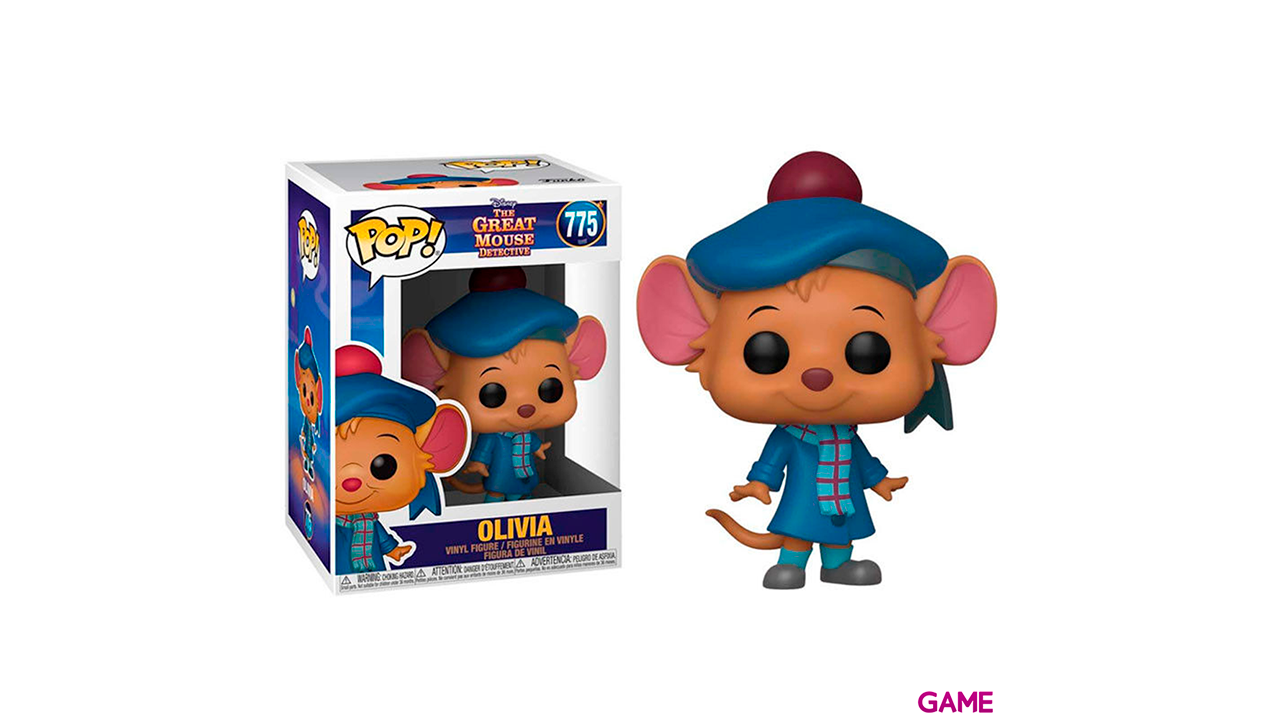 Figura POP Disney El Raton Superdetective Olivia-0