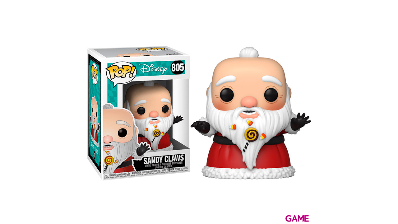 Figura POP Disney Pesadilla Antes de Navidad Sandy Claws-1