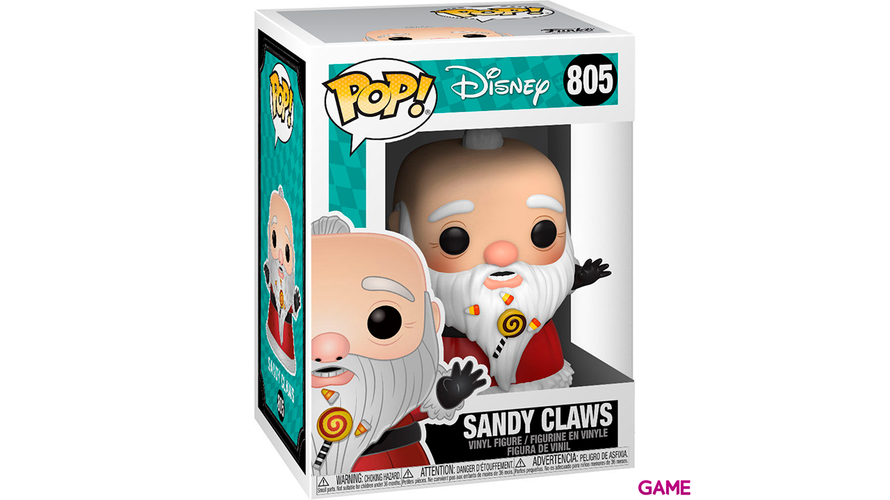 Figura POP Disney Pesadilla Antes de Navidad Sandy Claws-2