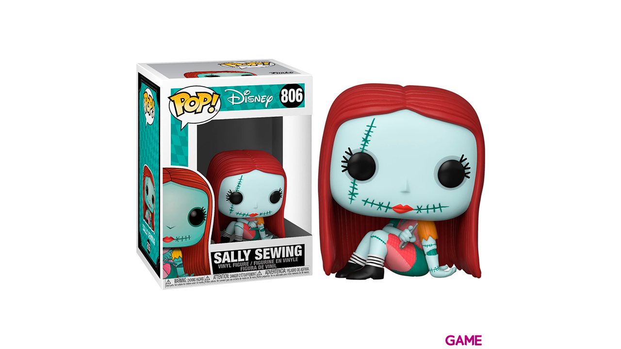 Figura POP Disney Pesadilla Antes de Navidad Sally Sewing-2