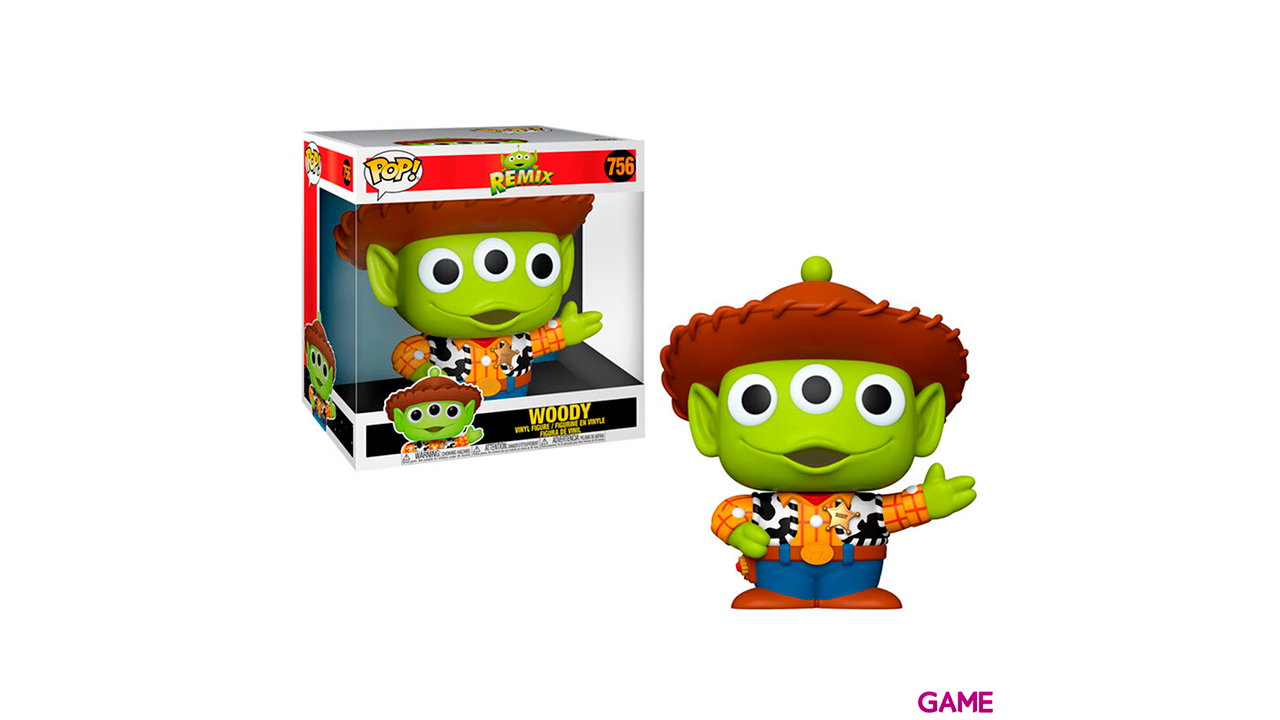 Figura POP Disney Pixar Alien Remix: Woody 25cm-0