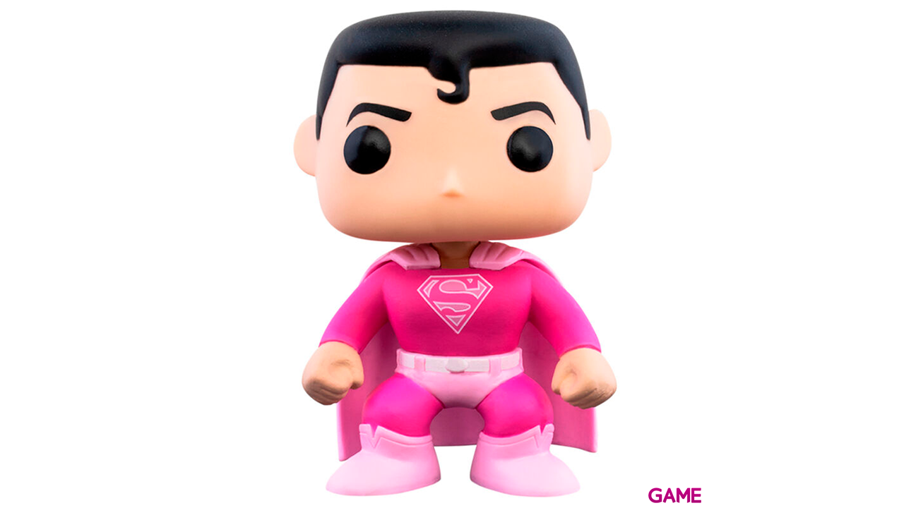 Figura POP Breast Cancer Awareness Superman-1