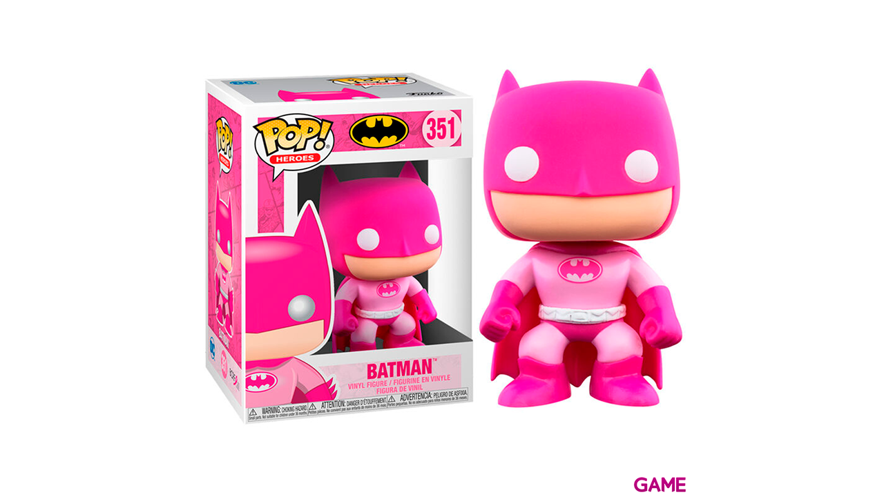 Figura POP Breast Cancer Awareness Batman-0