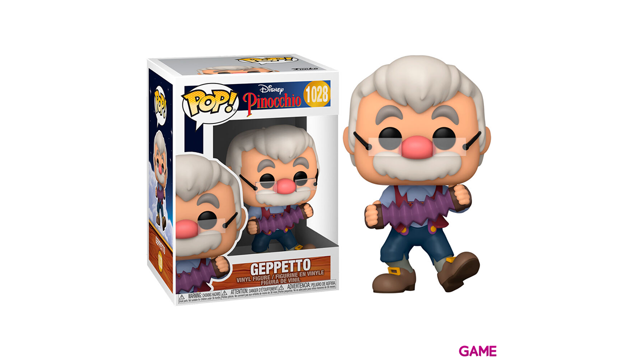 Figura POP Disney Pinocho Geppetto with Accordion-0