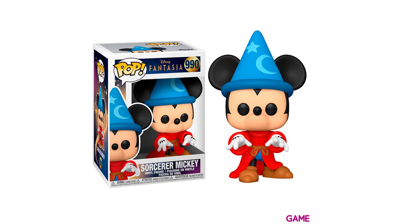 Figura POP Disney Fantasia 80th Sorcerer Mickey-0