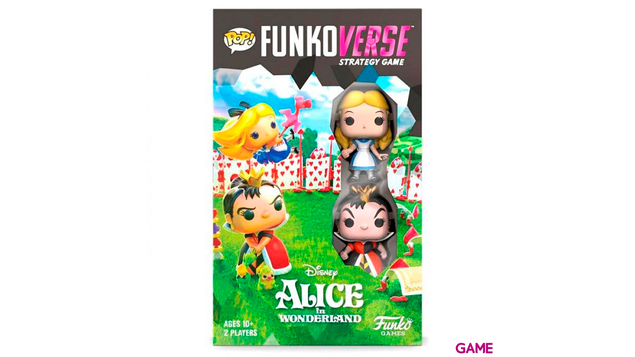 Juego mesa Ingles POP Funkoverse Alice in Wonderland Disney 2fig-0