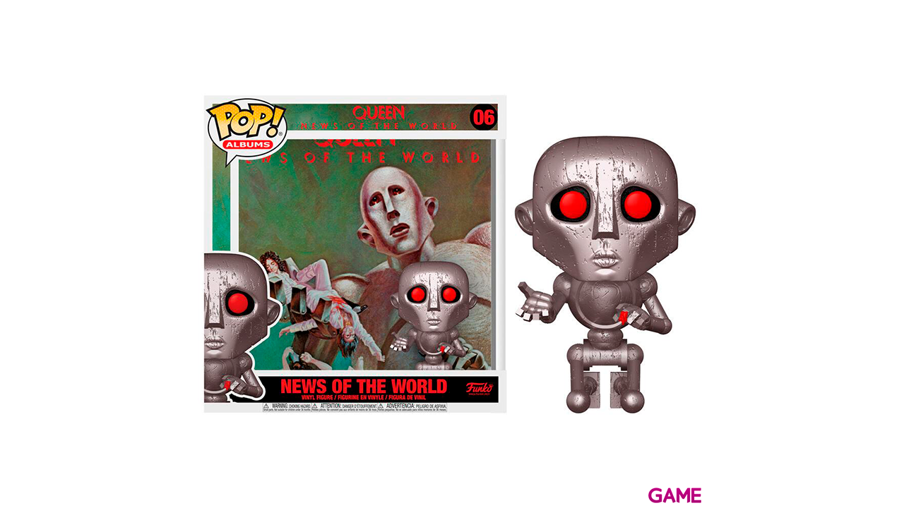 Figura POP Queen News of the World with Album Case-0