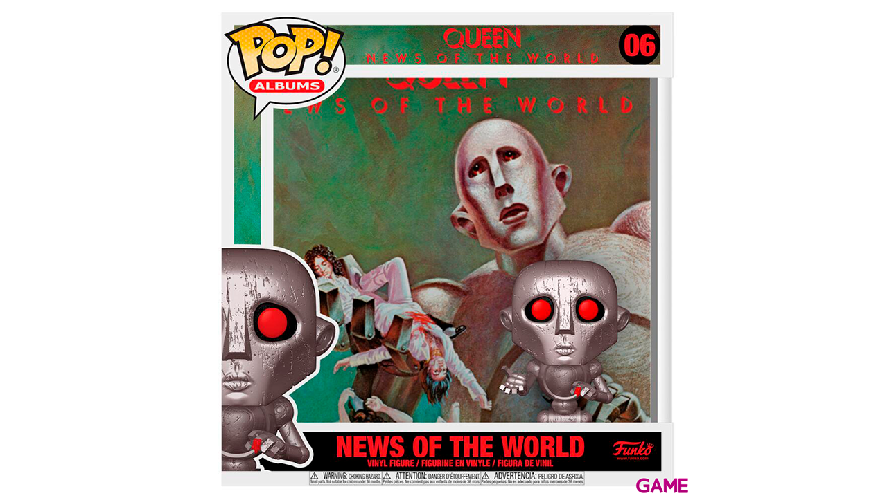 Figura POP Queen News of the World with Album Case-1