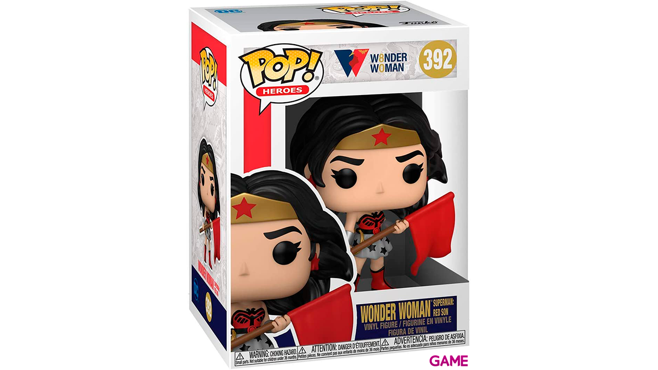 Figura POP DC Comics Wonder Woman 80th Wonder Woman Superman Red Son-1