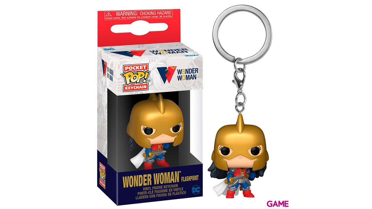 Llavero Pocket POP DC Comics 80Th Wonder Woman Flashpoint-0