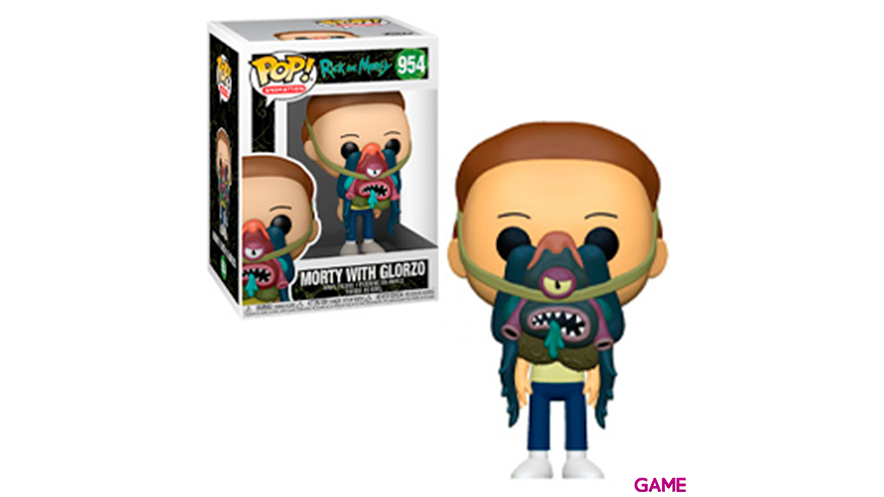 Figura POP Rick and Morty Morty with Glorzo-0