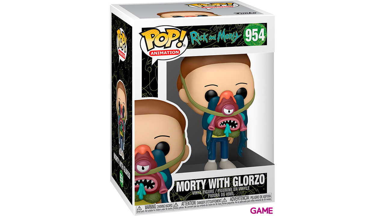 Figura POP Rick and Morty Morty with Glorzo-2