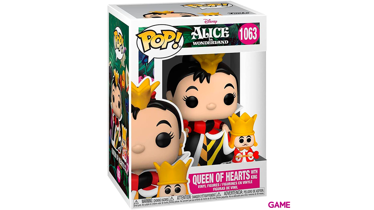 Figura POP Disney Alicia en el Pais de las Maravillas Queen with King-1