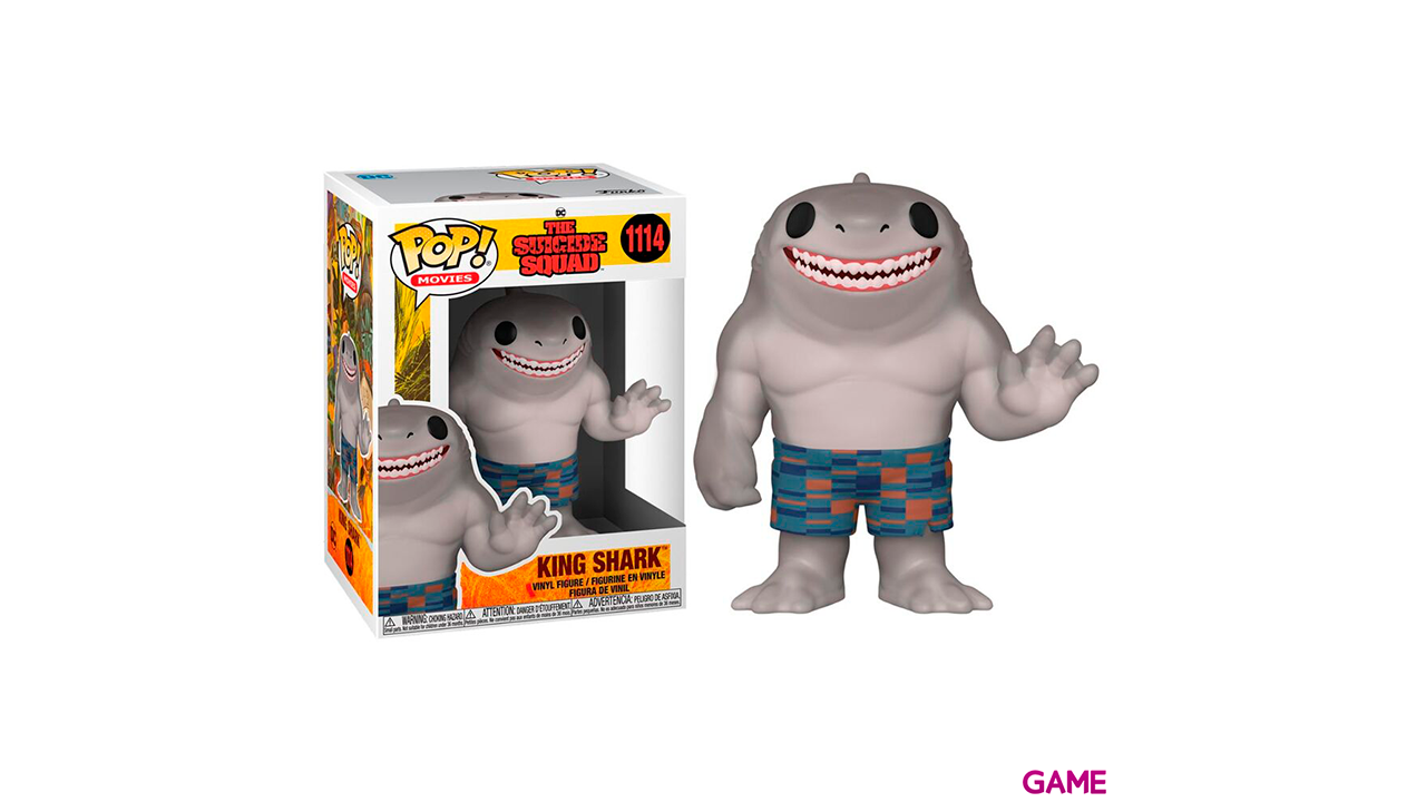 Figura POP DC El Escuadron Suicida King Shark-1
