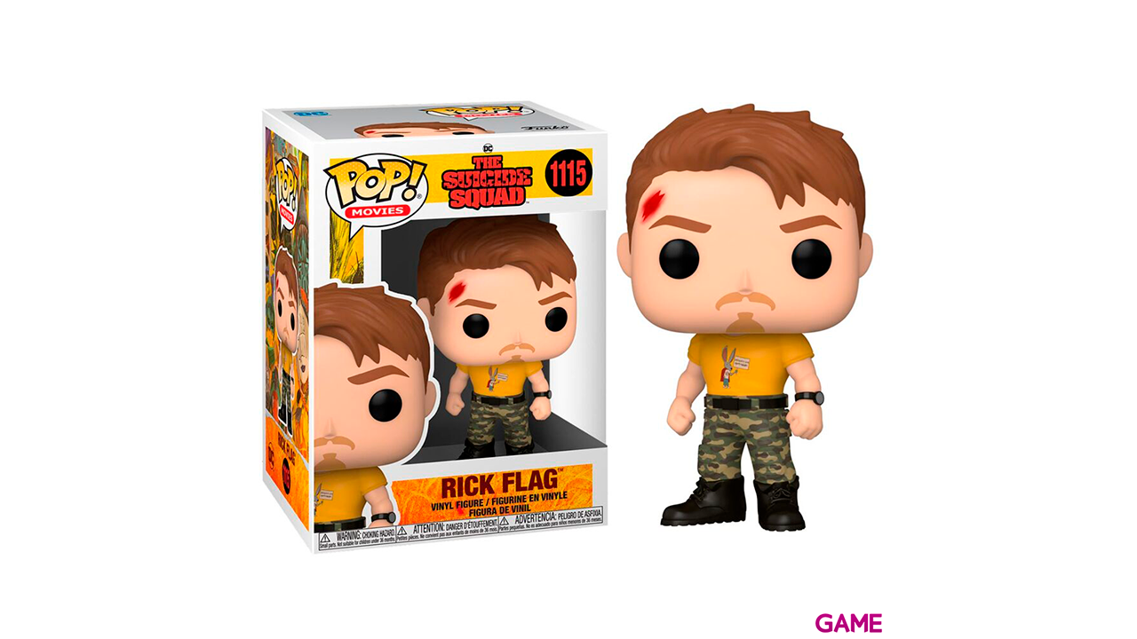 Figura POP DC El Escuadron Suicida Rick Flag-1