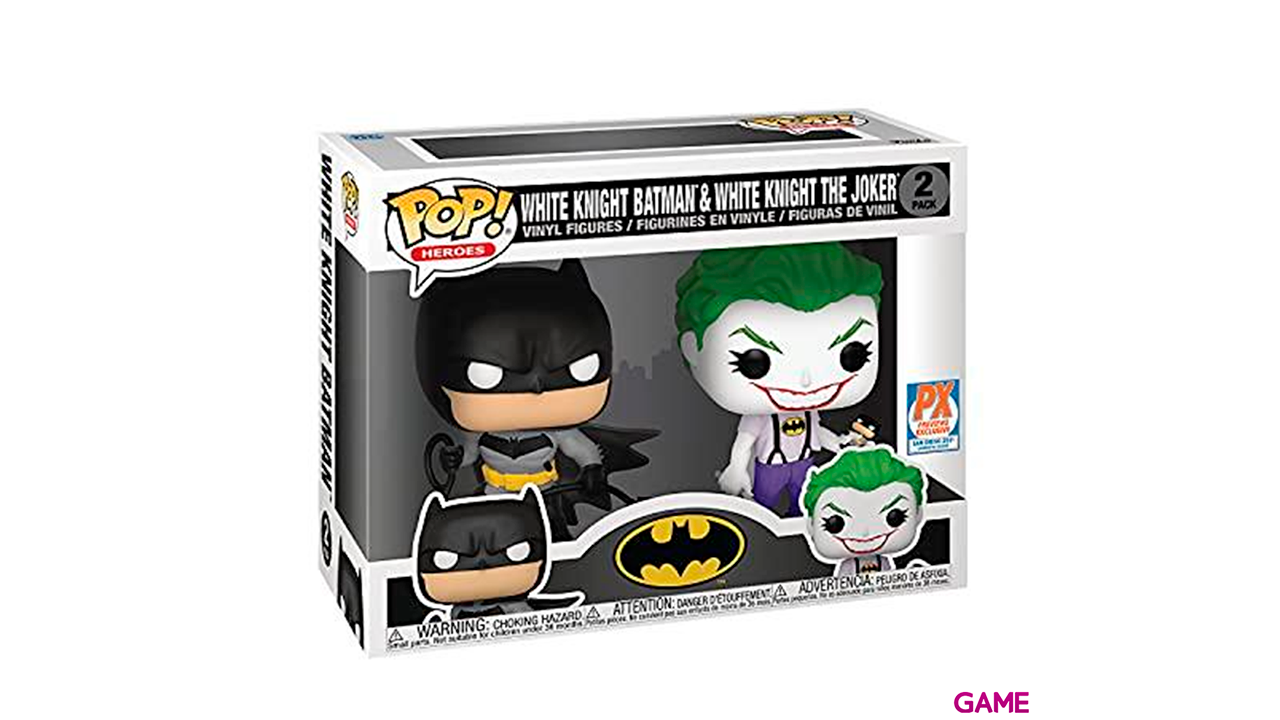 Set 2 figuras POP DC Comics Batman y Joker Exclusive-1