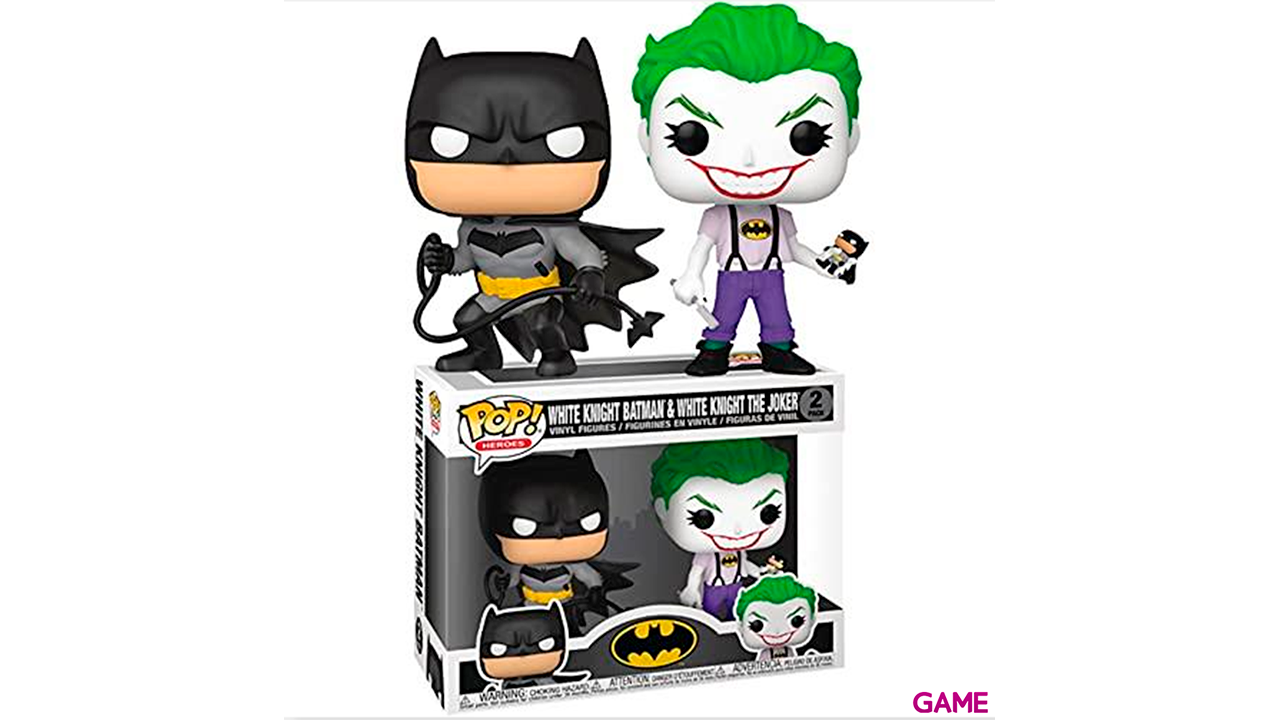 Set 2 figuras POP DC Comics Batman y Joker Exclusive-2