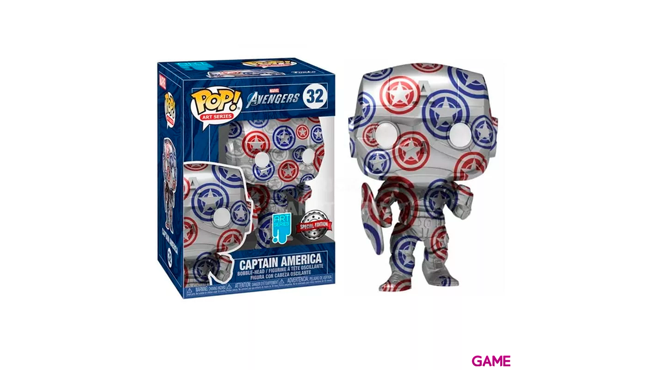 Figura POP Patriotic Age Captain America Exclusiva-0