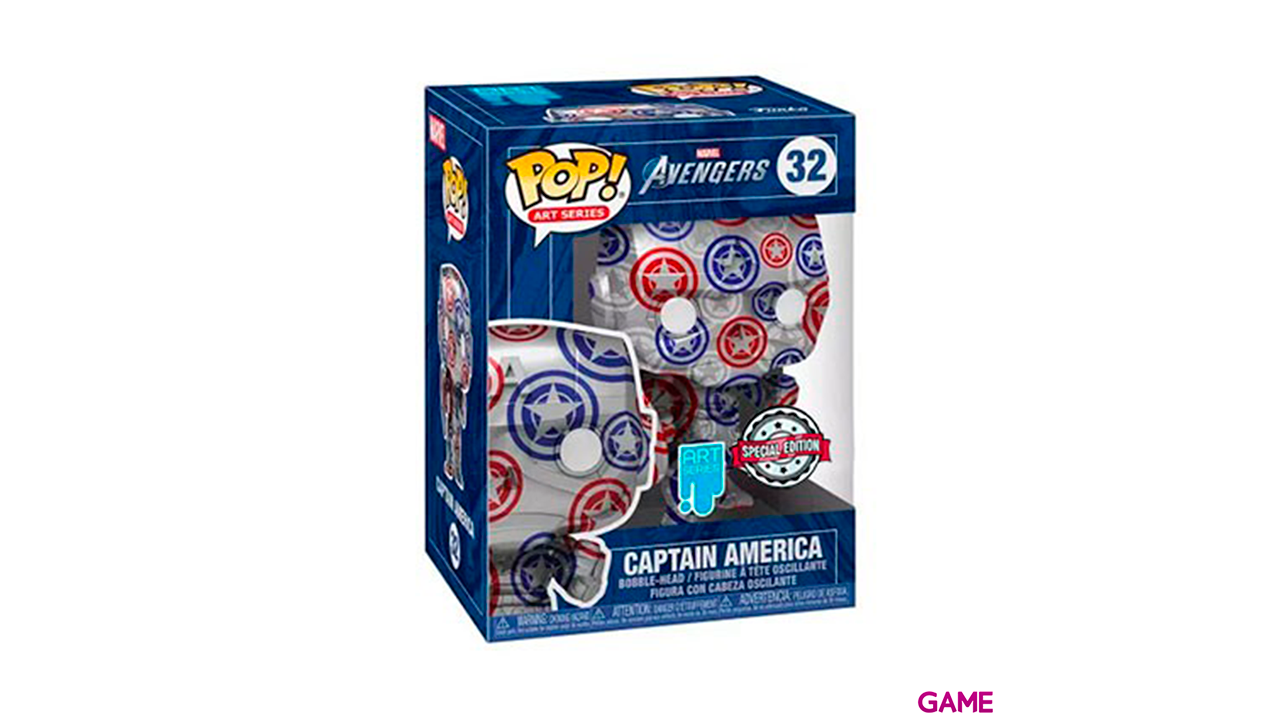 Figura POP Patriotic Age Captain America Exclusiva-2