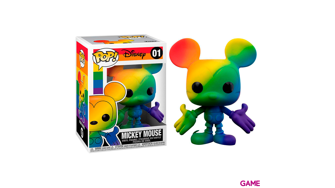 Figura POP Disney Pride Mickey Mouse Rainbow-0