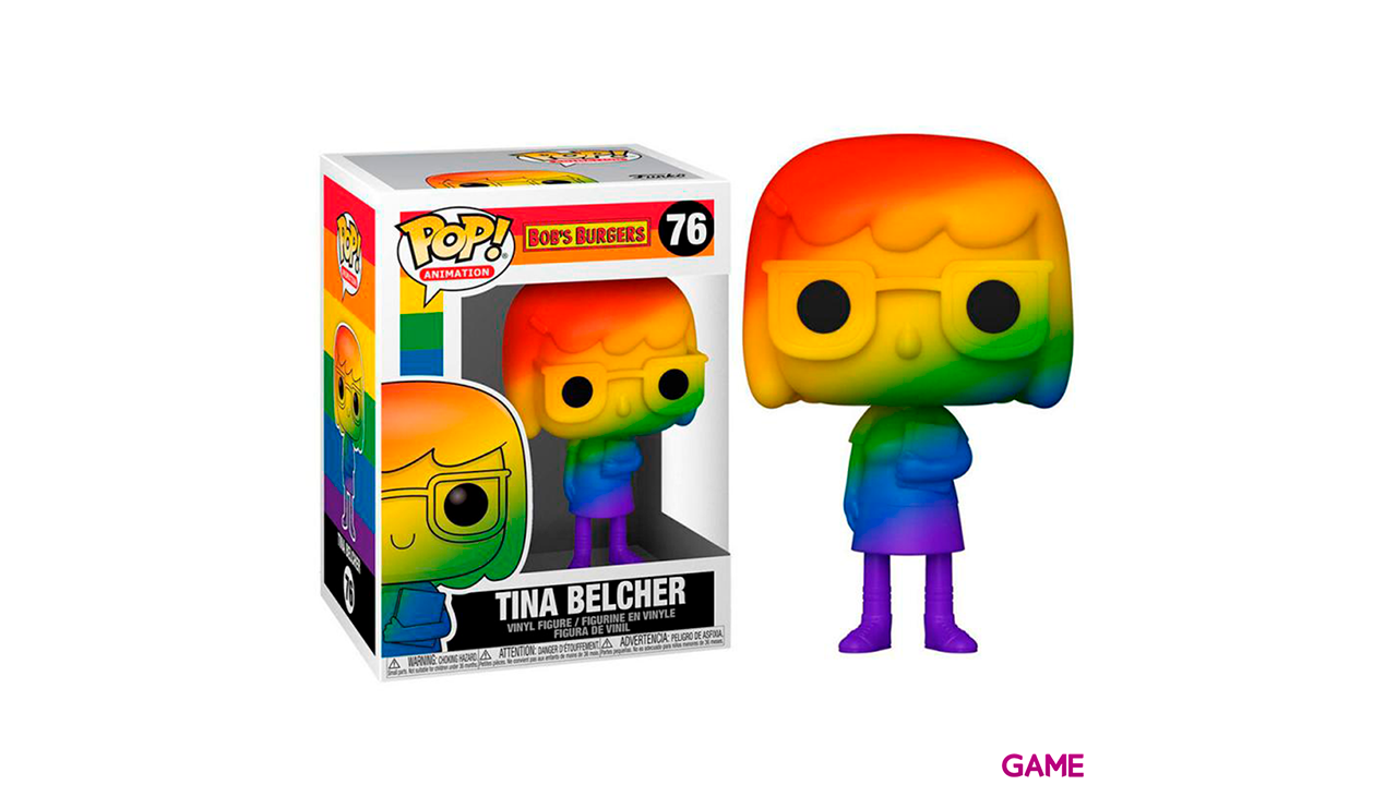 Figura POP Bobs Burgers Pride Tina Belcher Rainbow-0
