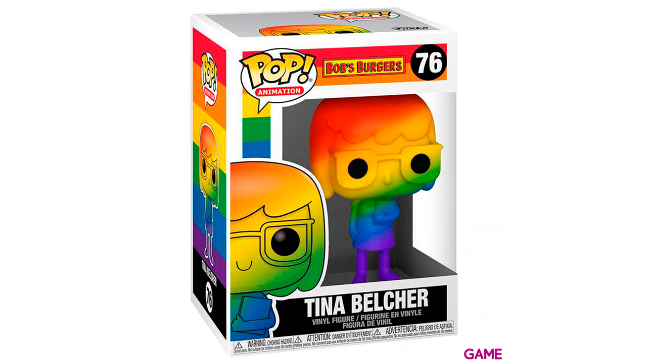 Figura POP Bobs Burgers Pride Tina Belcher Rainbow-2