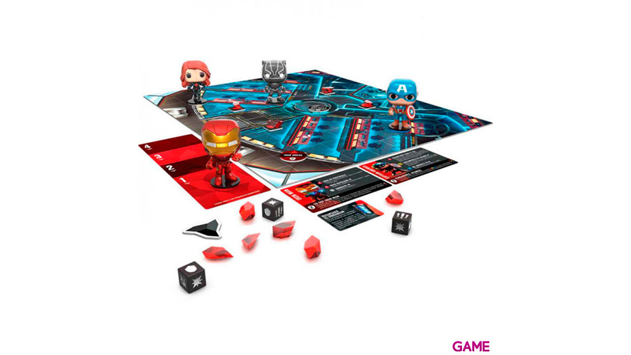 Juego mesa español POP Funkoverse Marvel 4fig-1