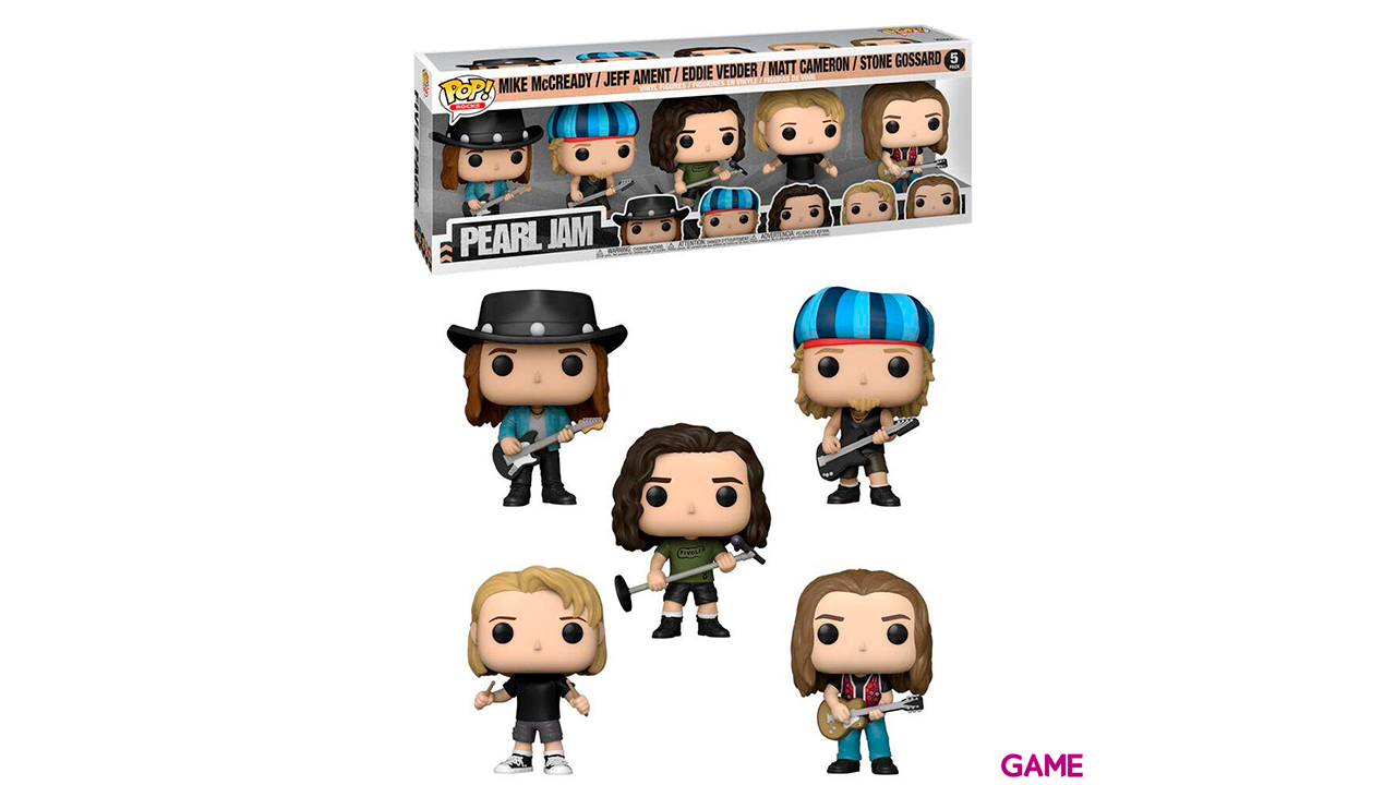 Set 5 figuras POP Pearl Jam-0