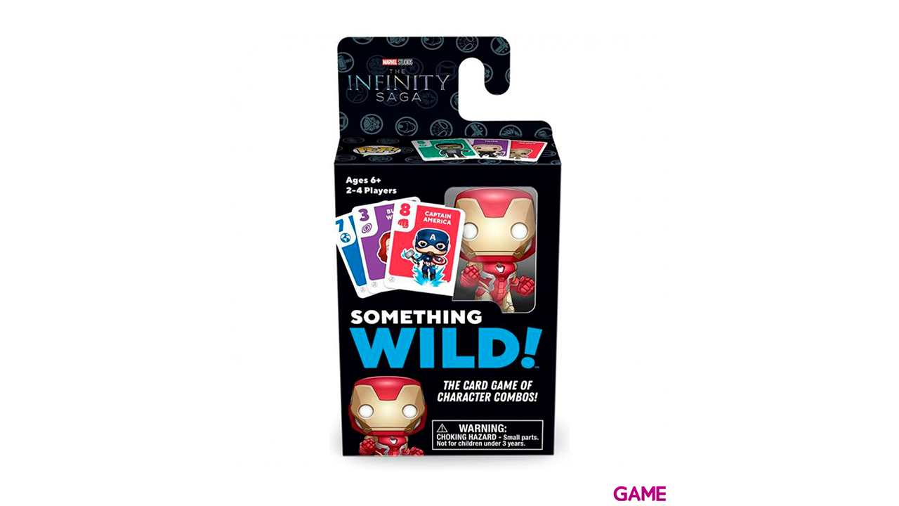 Juego Cartas Something Marvel Infinity Saga Iron Man ingles-0