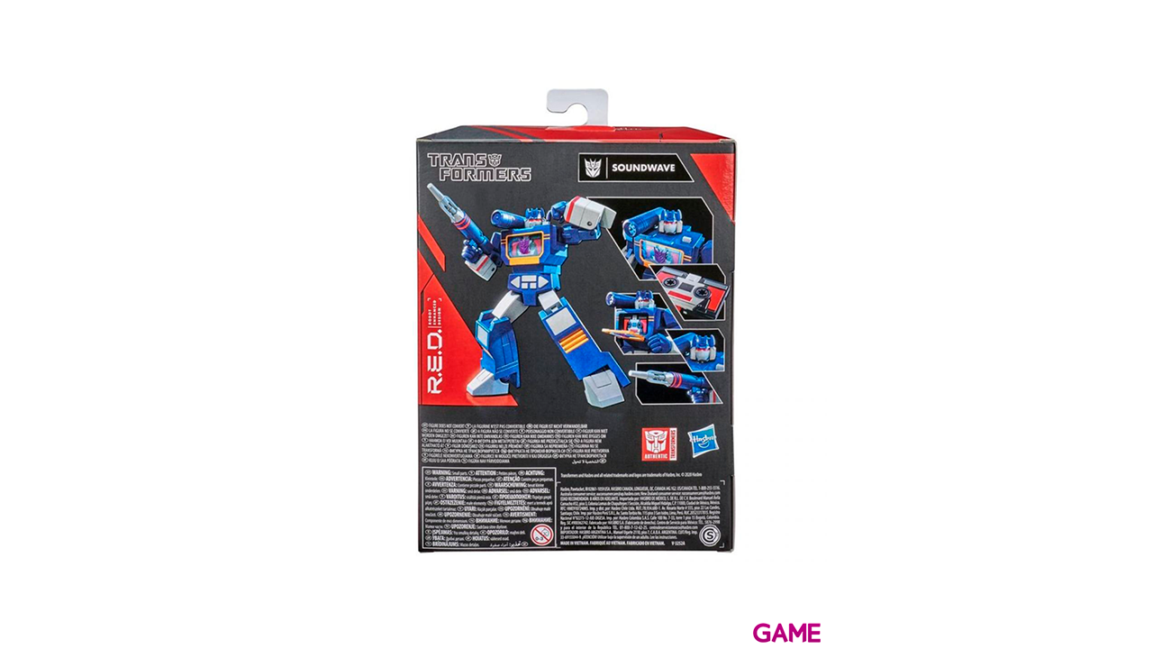 Figura Soundwave RED Transformers 15cm-4