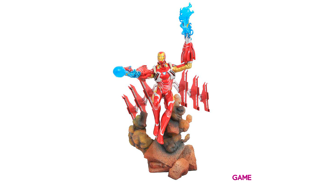 Figura diorama Iron Man MK50 Vengadores Infinity War 23cm-0