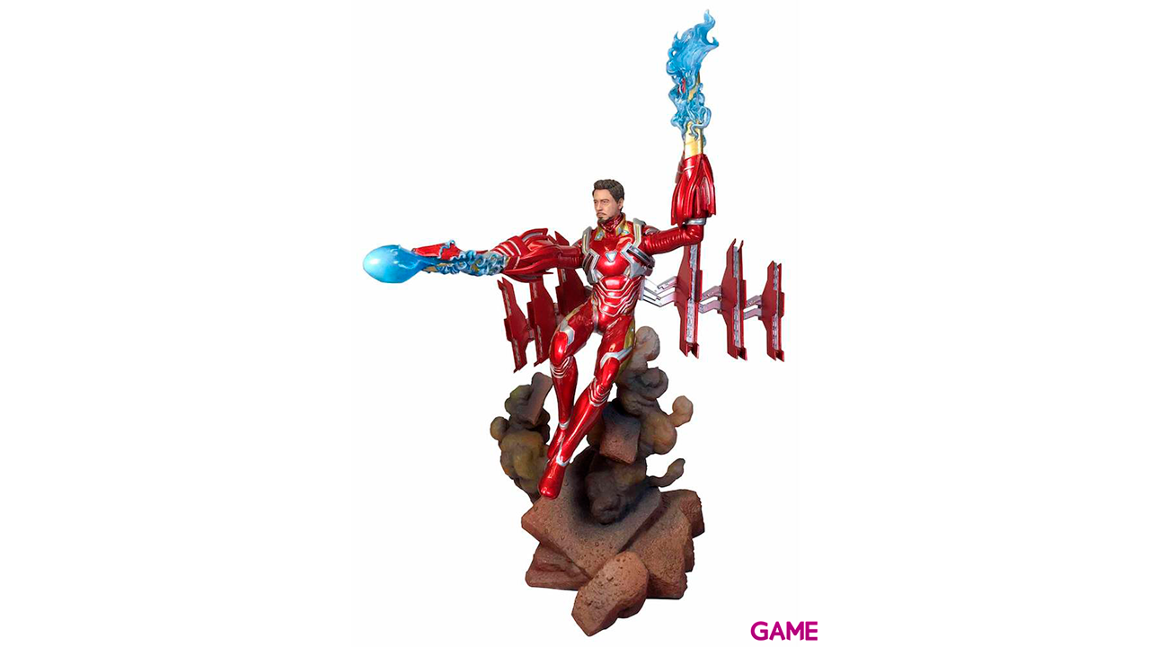 Figura diorama Iron Man MK50 Vengadores Infinity War 23cm-1