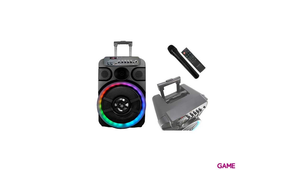 Sunstech Muscle S12 - Portatil - Bluetooth - 40w - Negro - Altavoz-1