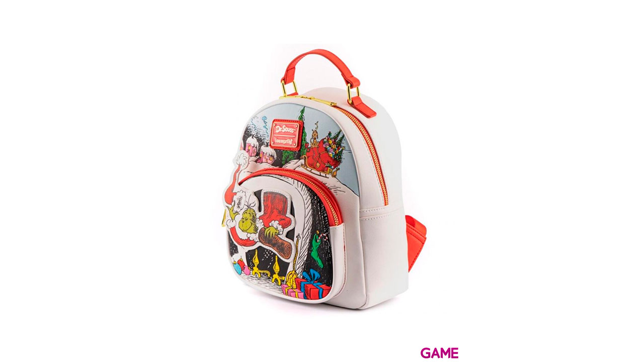 LoungeFly Grinch Navidad Disney 26cm - Mochila-2