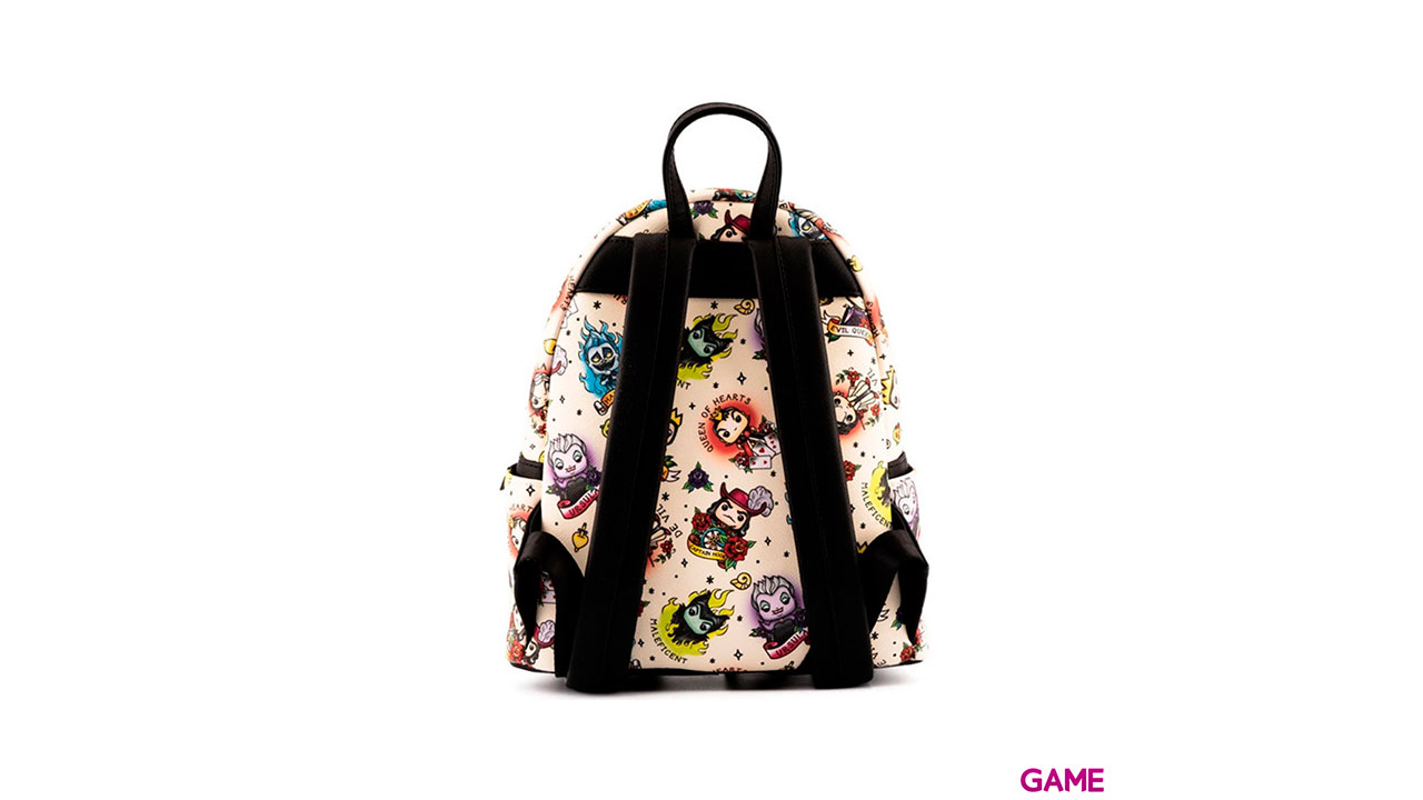 LoungeFly Tatto Villanas Disney 26cm - Mochila-1