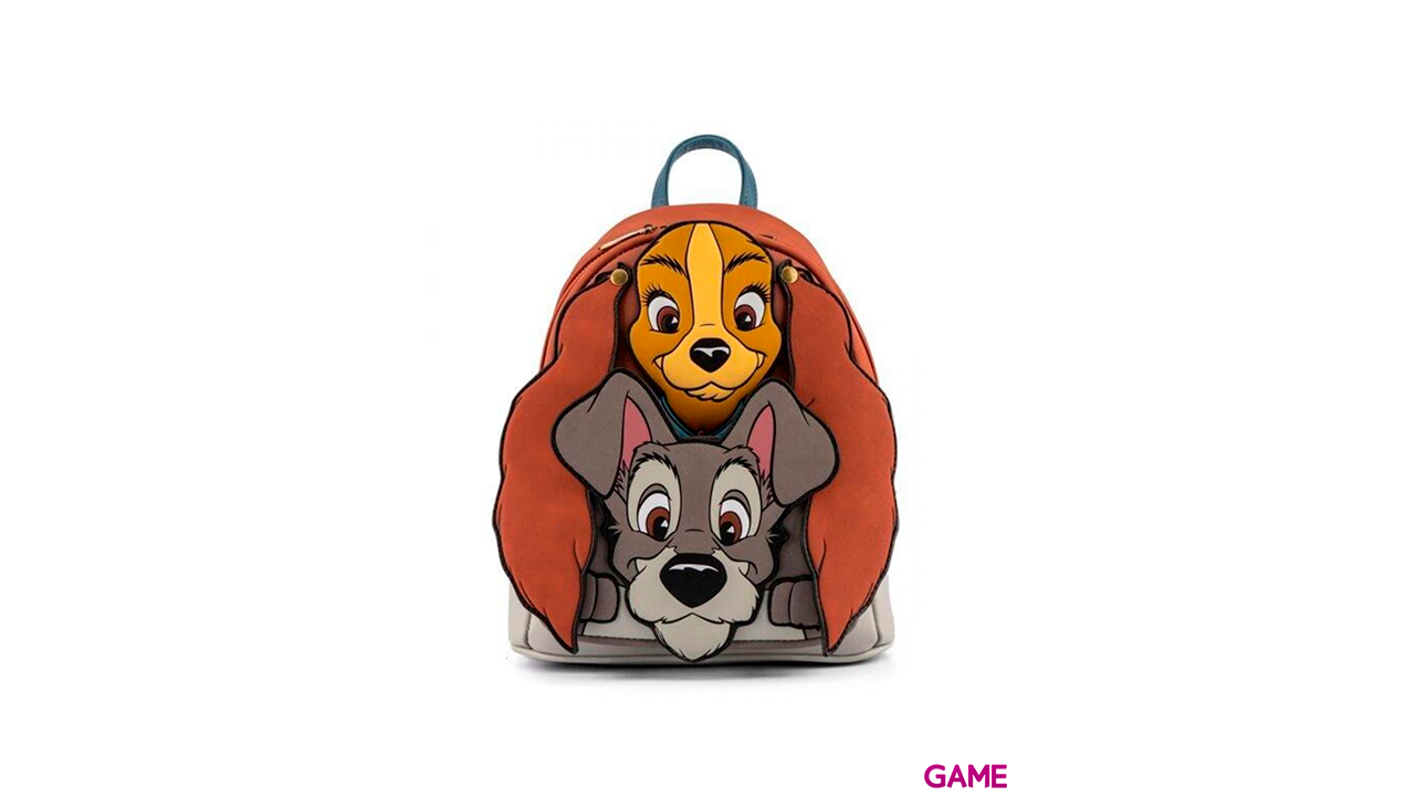 LoungeFly La Dama y el Vagabundo Disney 26cm - Mochila-0