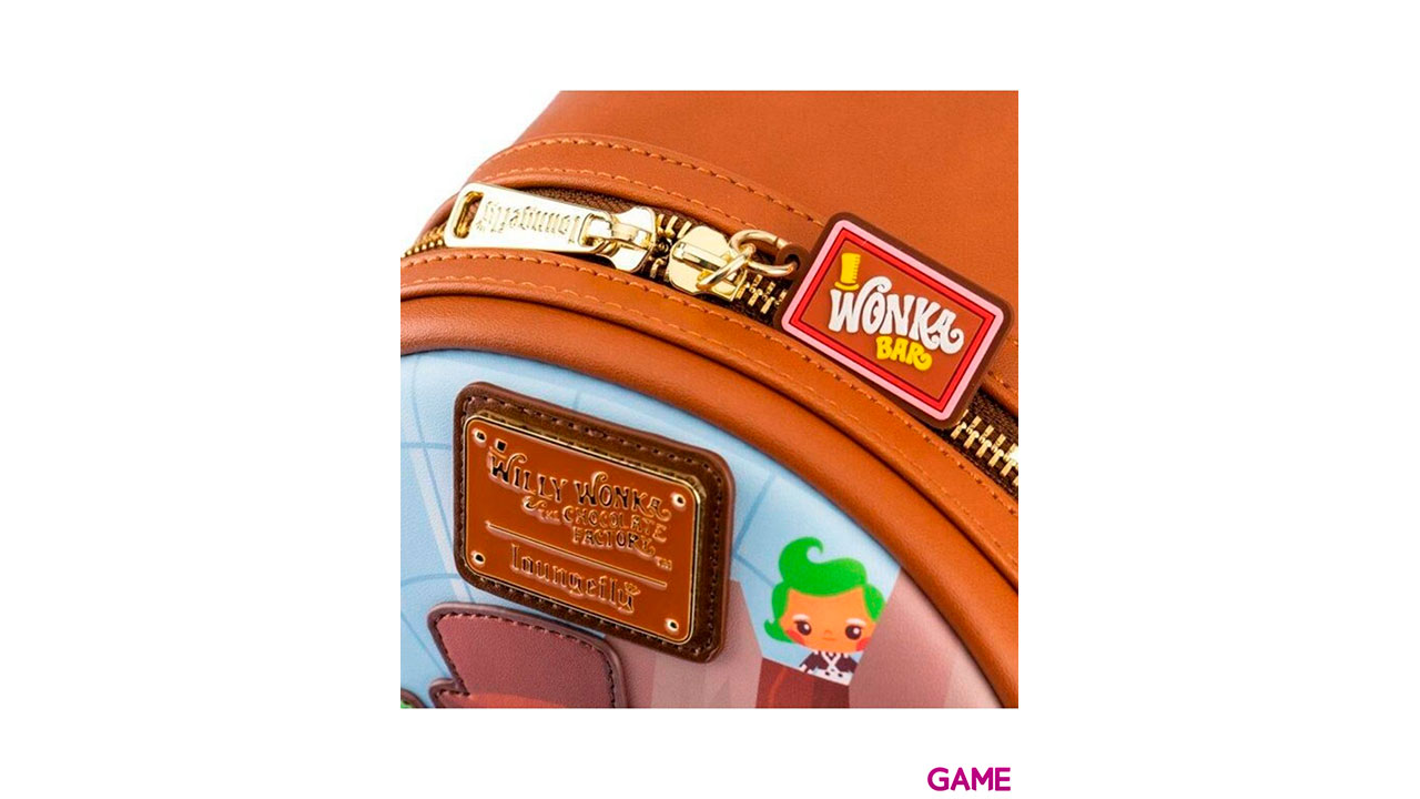 LoungeFly Charlie y la Fabrica de Chocolate 50 Aniversario 26cm - Mochila-3
